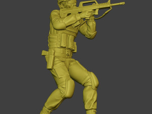 china actual special forces pap 0010 3D Print Model