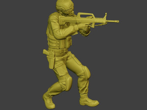 china actual special forces pap 0010 3D Print Model