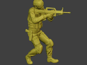 china actual special forces pap 0010 3D Print Model