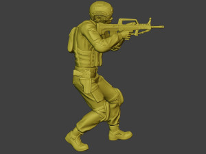 china actual special forces pap 0010 3D Print Model