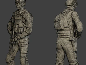 china actual special forces pap pack1 3D Print Model