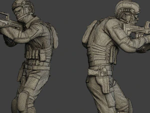 china actual special forces pap pack1 3D Print Model