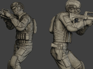 china actual special forces pap pack1 3D 打印模型