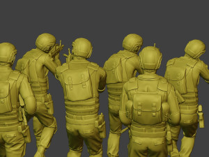 china actual special forces pap pack1 3D 打印模型
