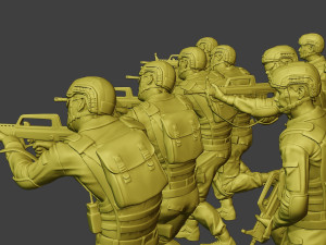 china actual special forces pap pack1 3D 打印模型