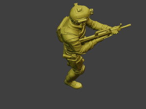 china actual special forces pap 0011 3Dプリントモデル