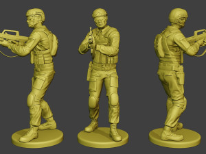 china actual special forces pap 0012 3D Print Model