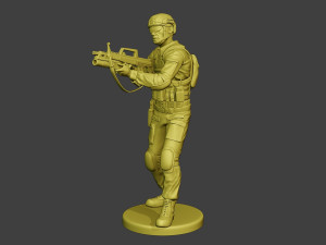 china actual special forces pap 0012 3D Baskı Modeli