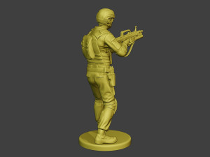 china actual special forces pap 0012 3D Baskı Modeli