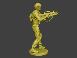 china actual special forces pap 0012 3D Baskı Modeli