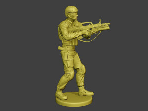 china actual special forces pap 0012 3D Baskı Modeli
