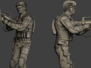 china actual special forces pap 0012 3D Baskı Modeli