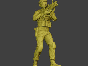 china actual special forces pap 0012 3D Baskı Modeli