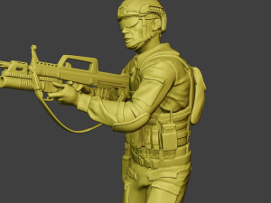 china actual special forces pap 0012 3D Baskı Modeli