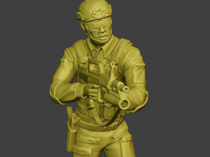 china actual special forces pap 0012 3D Baskı Modeli