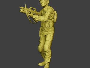 china actual special forces pap 0012 3D Baskı Modeli