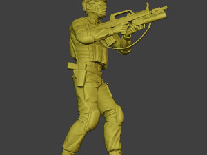 china actual special forces pap 0012 3D Baskı Modeli