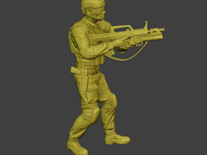 china actual special forces pap 0012 3D Baskı Modeli