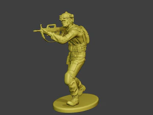 Chiny rzeczywiste siły specjalne pap 0013 Model do druku 3D