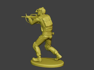 Chiny rzeczywiste siły specjalne pap 0013 Model do druku 3D