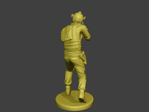 Chiny rzeczywiste siły specjalne pap 0013 Model do druku 3D