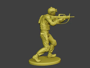 Chiny rzeczywiste siły specjalne pap 0013 Model do druku 3D