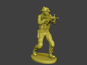 Chiny rzeczywiste siły specjalne pap 0013 Model do druku 3D