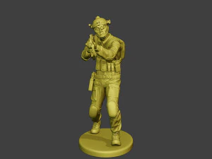 Chiny rzeczywiste siły specjalne pap 0013 Model do druku 3D