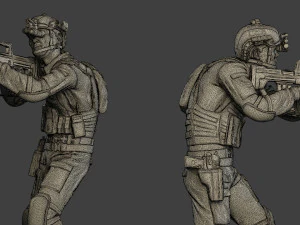 Chiny rzeczywiste siły specjalne pap 0013 Model do druku 3D