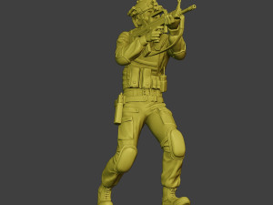 china actual special forces pap 0013 3Dプリントモデル