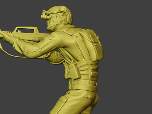 Chiny rzeczywiste siły specjalne pap 0013 Model do druku 3D