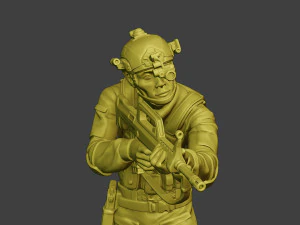 Chiny rzeczywiste siły specjalne pap 0013 Model do druku 3D