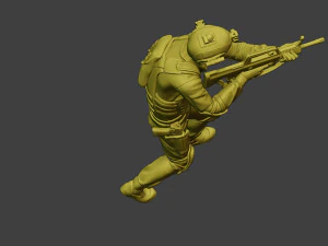 Chiny rzeczywiste siły specjalne pap 0013 Model do druku 3D