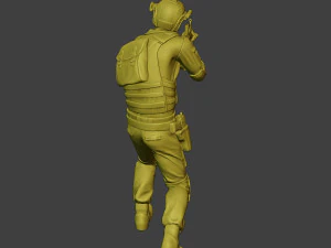 Chiny rzeczywiste siły specjalne pap 0013 Model do druku 3D