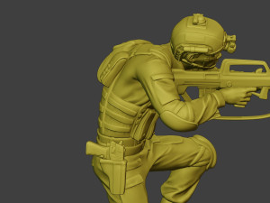 china actual special forces pap 0014 3D Baskı Modeli