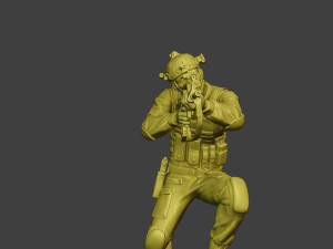 china actual special forces pap 0014 3D Baskı Modeli