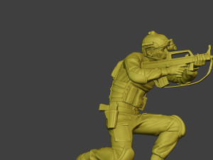china actual special forces pap 0014 3D Baskı Modeli