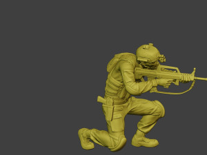 china actual special forces pap 0014 3D Baskı Modeli