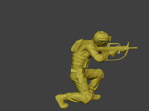 china actual special forces pap 0014 3D Baskı Modeli