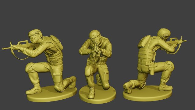 china actual special forces pap 0015 Modèles 3D en vedette .c4d .max .obj .3ds .fbx .stl .blend 