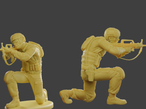 china actual special forces pap 0015 Modèles 3D en vedette