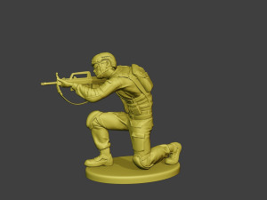 china actual special forces pap 0015 Modèles 3D en vedette