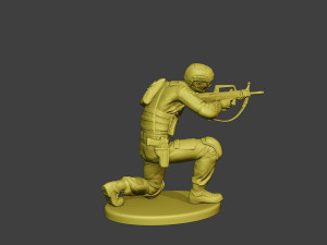 china actual special forces pap 0015 Modèles 3D en vedette