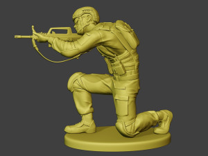 china actual special forces pap 0015 Modèles 3D en vedette