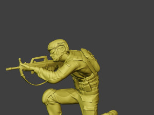china actual special forces pap 0015 Modèles 3D en vedette