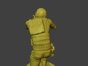 china actual special forces pap 0015 Modèles 3D en vedette