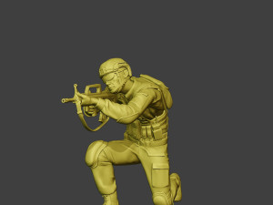 china actual special forces pap 0015 Modèles 3D en vedette