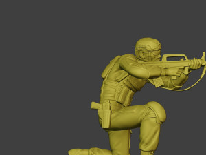 china actual special forces pap 0015 Modèles 3D en vedette