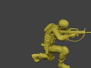 china actual special forces pap 0015 Modèles 3D en vedette
