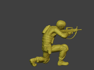 china actual special forces pap 0015 Modèles 3D en vedette
